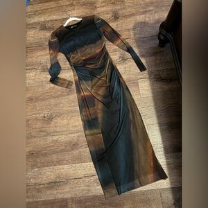 Zara midi tulle dress